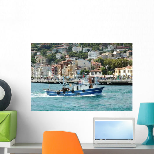 Fischkutter Am Bosporus Wall Decal