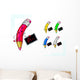 Color Pencils Wall Decal