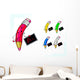 Color Pencils Wall Decal