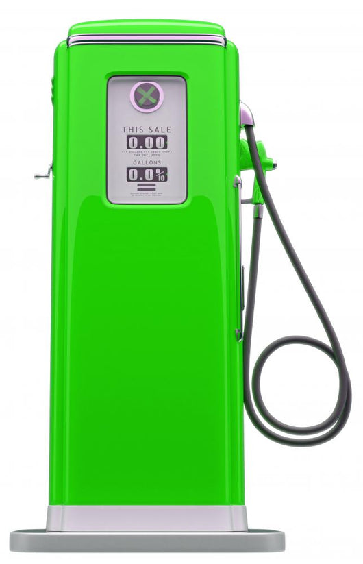 Vintage Green Fuel Pump Wall Decal