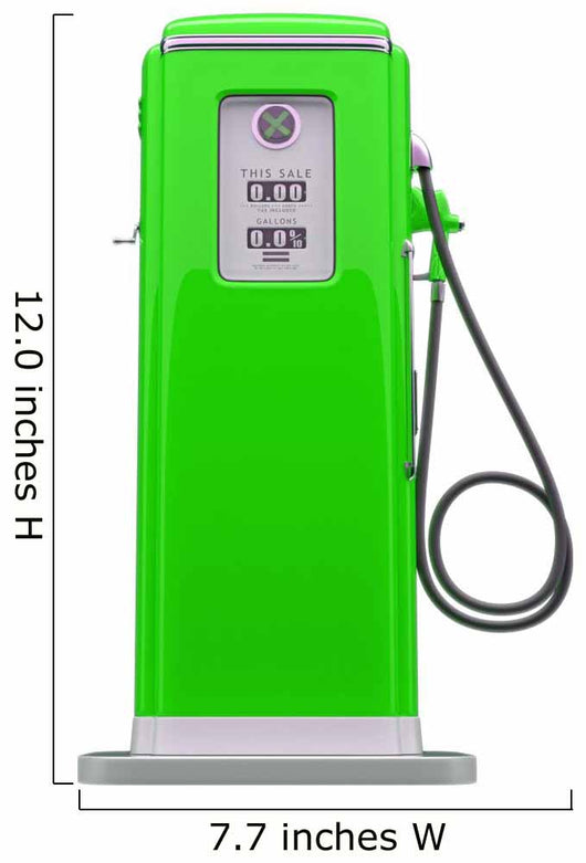 Vintage Green Fuel Pump Wall Decal