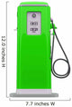 Vintage Green Fuel Pump Wall Decal