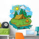 Camping Wall Decal