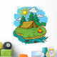 Camping Wall Decal