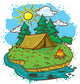 Camping Wall Decal