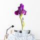 Stem with Deep Purple Wall Decal