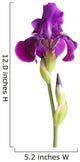 Stem with Deep Purple Wall Decal