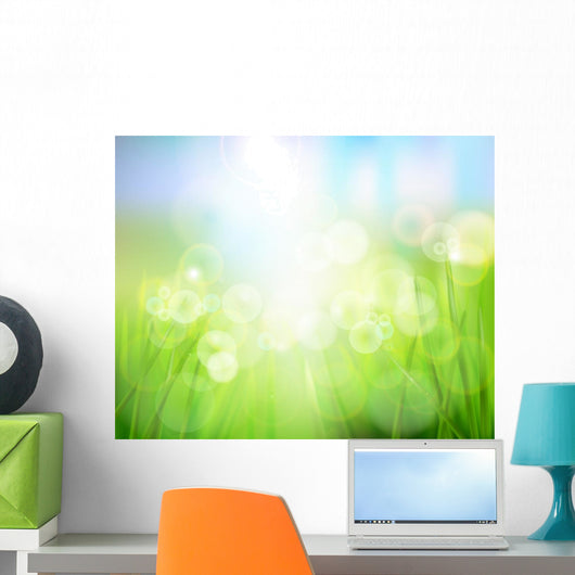 Nature Background Vector Illustration Wall Decal
