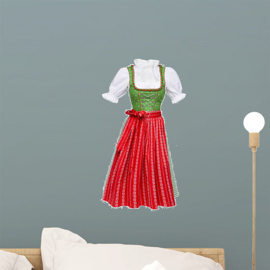 Dirndl Wall Decal