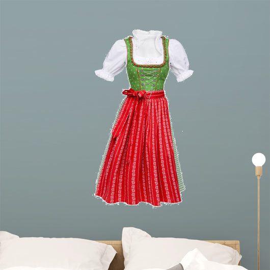 Dirndl Wall Decal