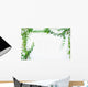Green Leaves Frame Similar Wall Decal