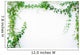 Green Leaves Frame Similar Wall Decal