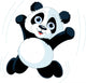 Happy Panda Wall Decal