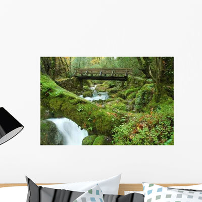 Bridge Wall Decal Design 1 shown on a wall