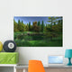 Small Woodland Lake with Wall Decal