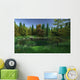 Small Woodland Lake with Wall Decal