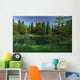 Small Woodland Lake with Wall Decal