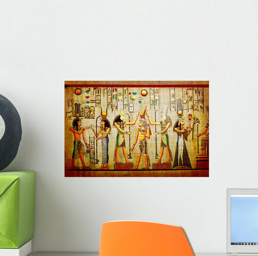 Old Egyptian Papyrus Wall Decal