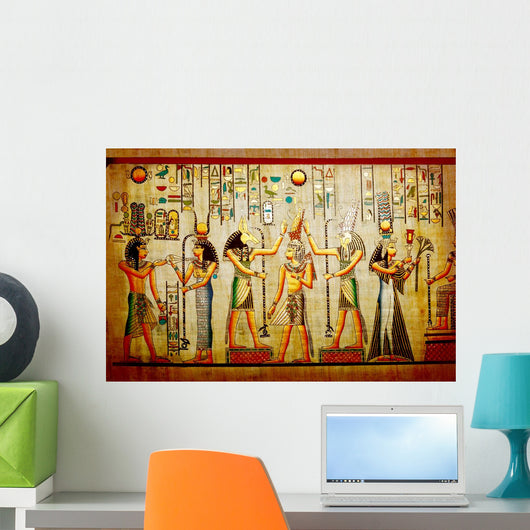 Old Egyptian Papyrus Wall Decal