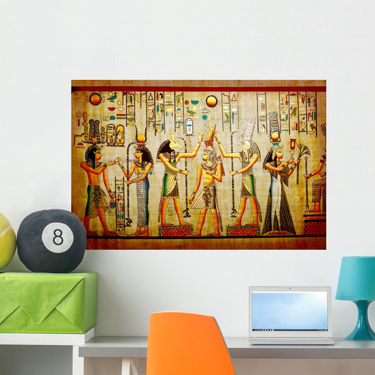 Old Egyptian Papyrus Wall Decal