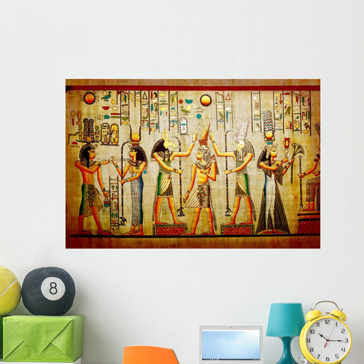 Old Egyptian Papyrus Wall Decal