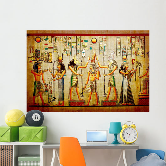 Old Egyptian Papyrus Wall Decal