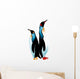Two Penguins Than Height Wall Decal