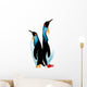 Two Penguins Than Height Wall Decal