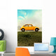 Old Car and Landscape Wall Decal
