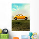 Old Car and Landscape Wall Decal