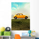 Old Car and Landscape Wall Decal