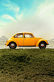 Old Car and Landscape Wall Decal