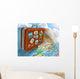 Travel around World Concept Wall Decal