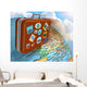 Travel around World Concept Wall Decal