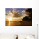 Sunset Beach Tropical Island Wall Decal