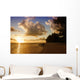 Sunset Beach Tropical Island Wall Decal