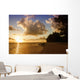 Sunset Beach Tropical Island Wall Decal