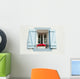 Window with Shutters and Wall Decal