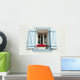 Window with Shutters and Wall Decal