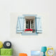 Window with Shutters and Wall Decal