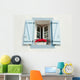Window with Shutters and Wall Decal