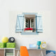 Window with Shutters and Wall Decal