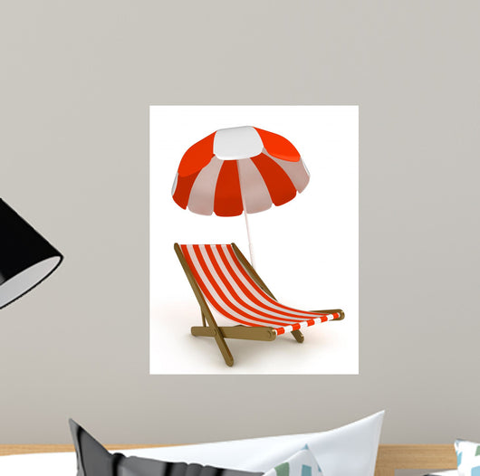Beach Chair Wall Decal