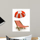 Beach Chair Wall Decal
