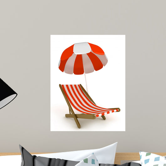 Beach Chair Wall Decal