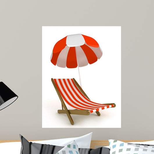Beach Chair Wall Decal