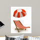 Beach Chair Wall Decal