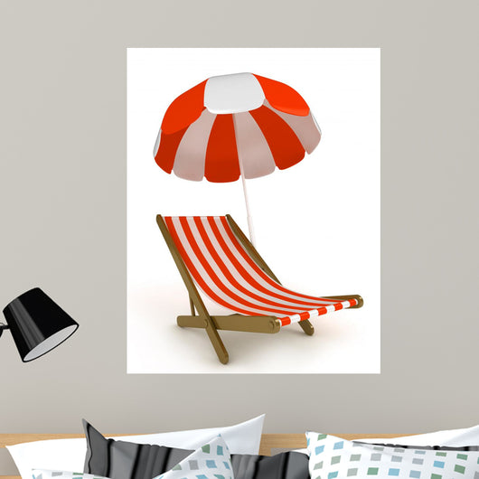 Beach Chair Wall Decal