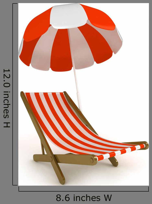 Beach Chair Wall Decal