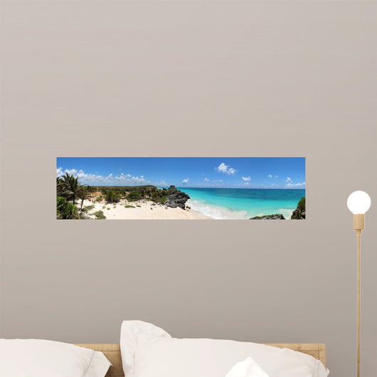 Tulum Torre Di Controllo Wall Decal Panoramic Wall Decal